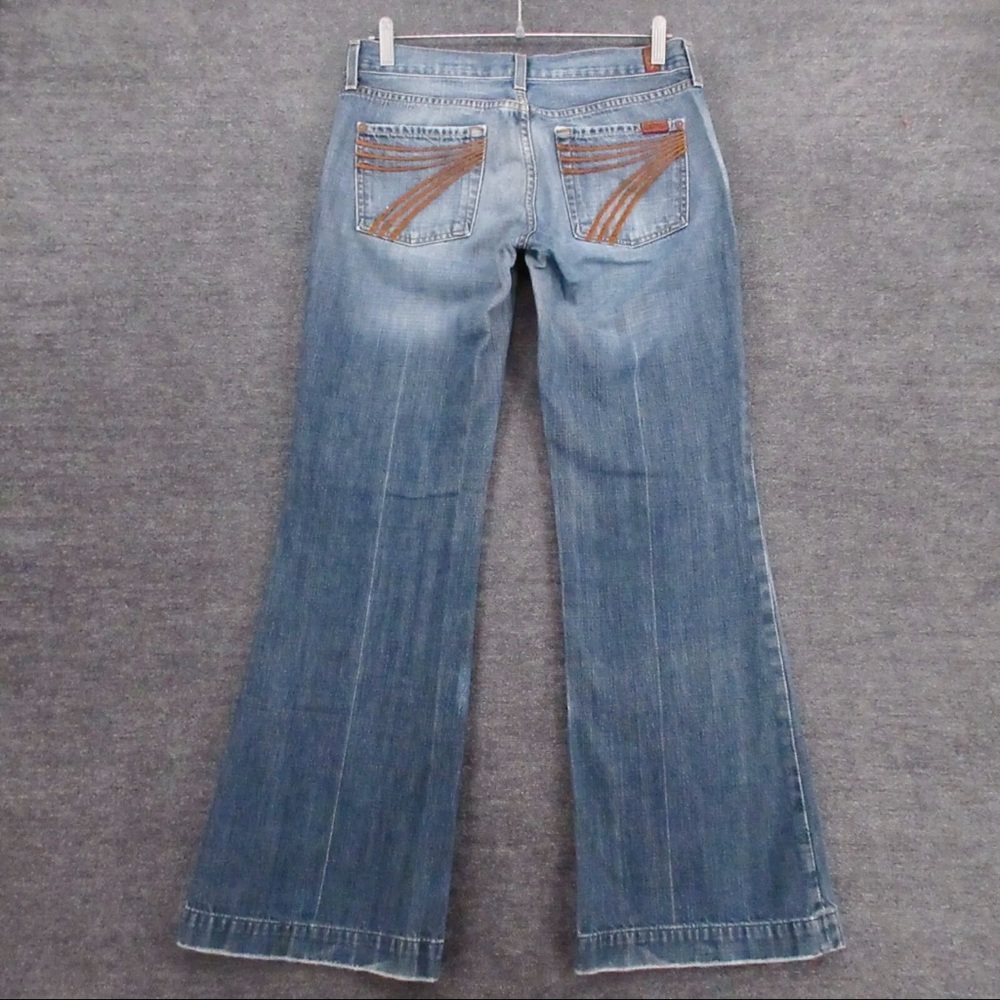 7 for All Mankind Dojo jeans w/ “7” design on pocket.  Size 30